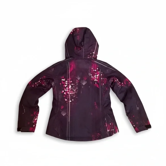 Stylish Women's Black and Pink Jacket by Salomon Women's Clima Pro Storm Medium - Picture 8 of 13
